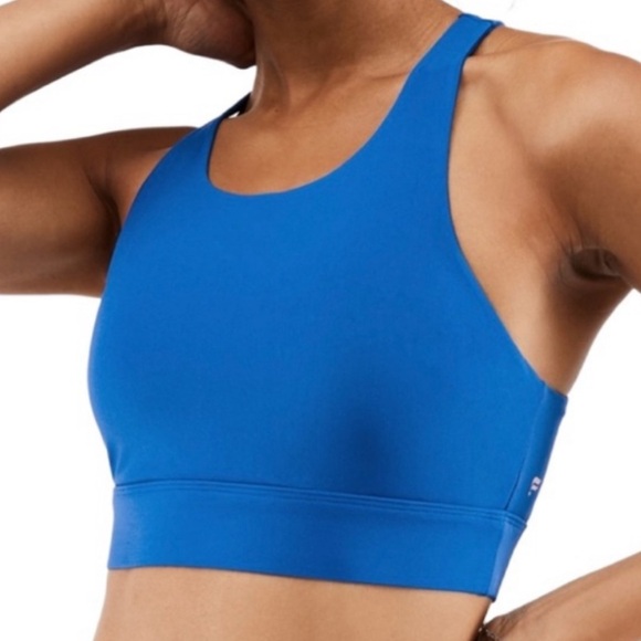 Fabletics Blue No Bounce Sports Bra Size small⭐️ - Picture 1 of 7